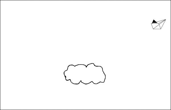 4. 雲が描かれる
