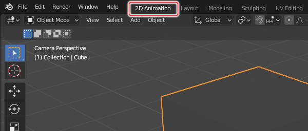 6. 2D Animationが先頭に移動する